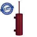 MERIDA STELLA RED LINE wall-mounted toilet brush, long "TUBE" with a lid, red